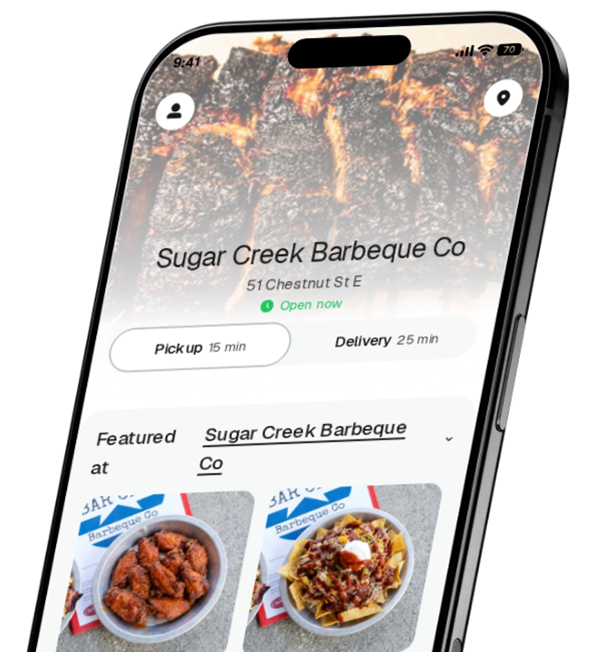 Sugar Creek Barbeque Co app preview